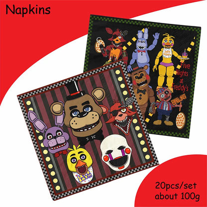 Dekorace na oslavu FNAF