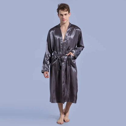 Pánské saténové kimono