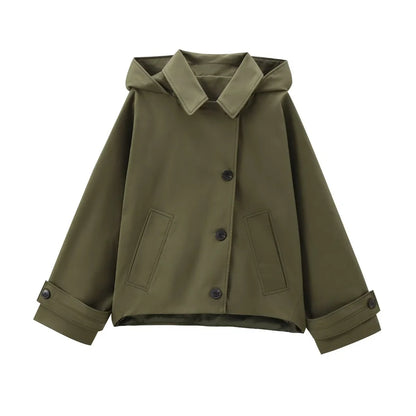 Dámský krátký trenchcoat