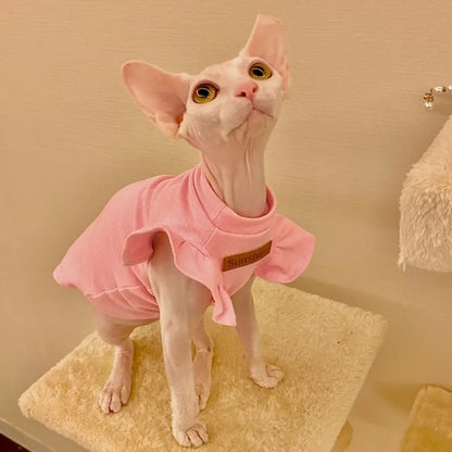 Šaty pro kočky Sphynx