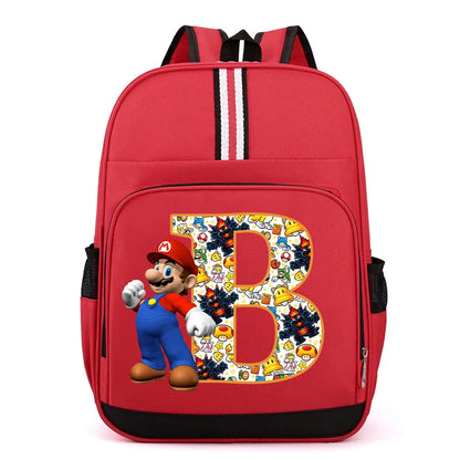 Školní batoh Super Mario s písmenem