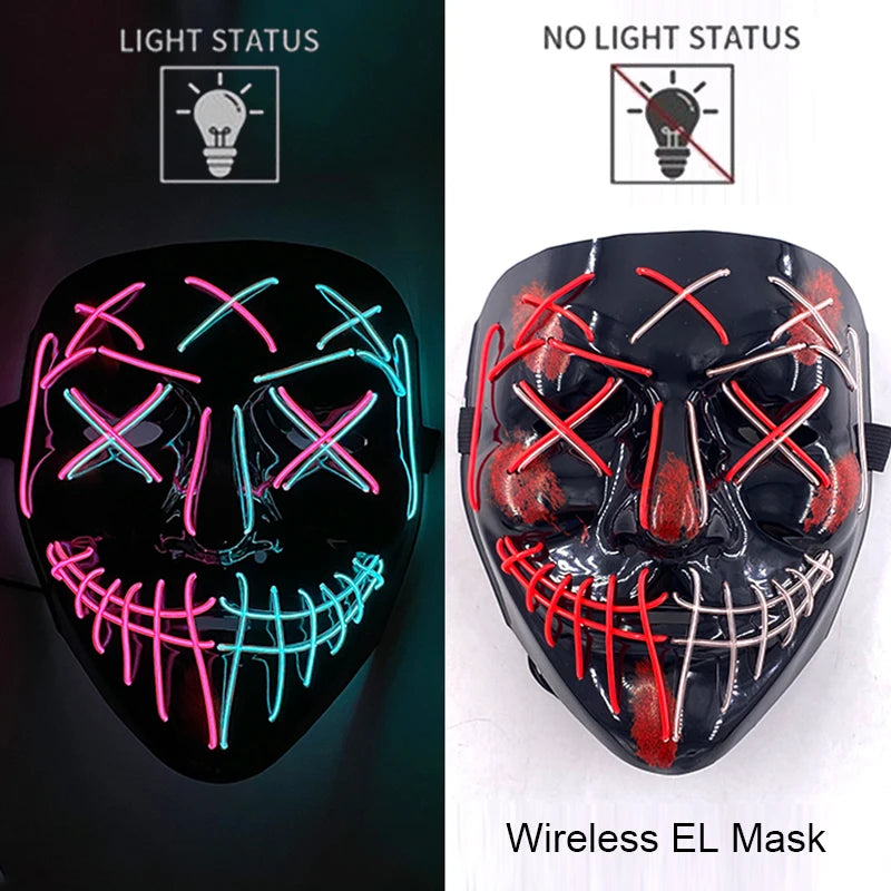 Neonová Led maska