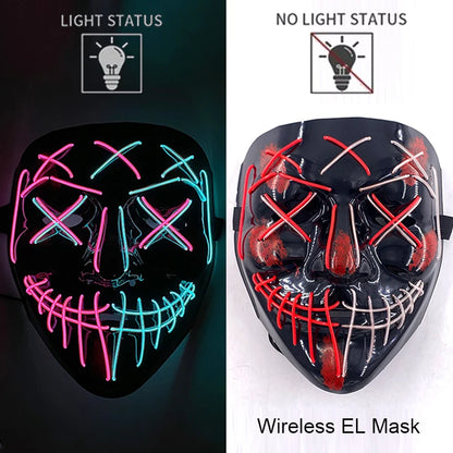 Neonová Led maska
