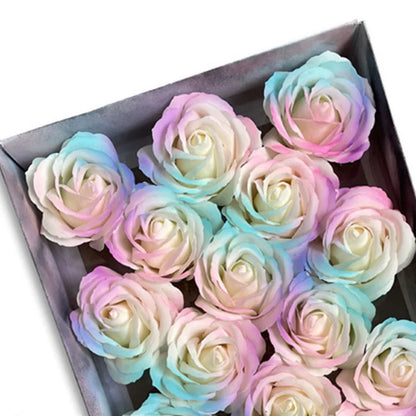 Umělé duhové růže