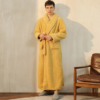 Unisex fleece župan