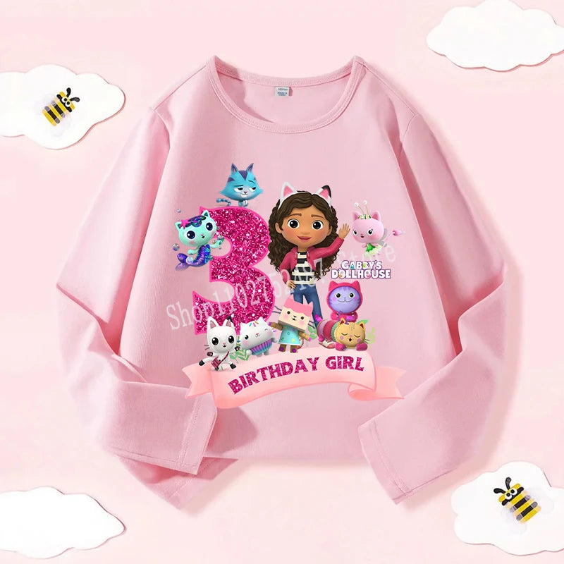Narozeninové triko Gabby Dollhouse