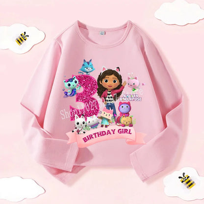 Narozeninové triko Gabby Dollhouse