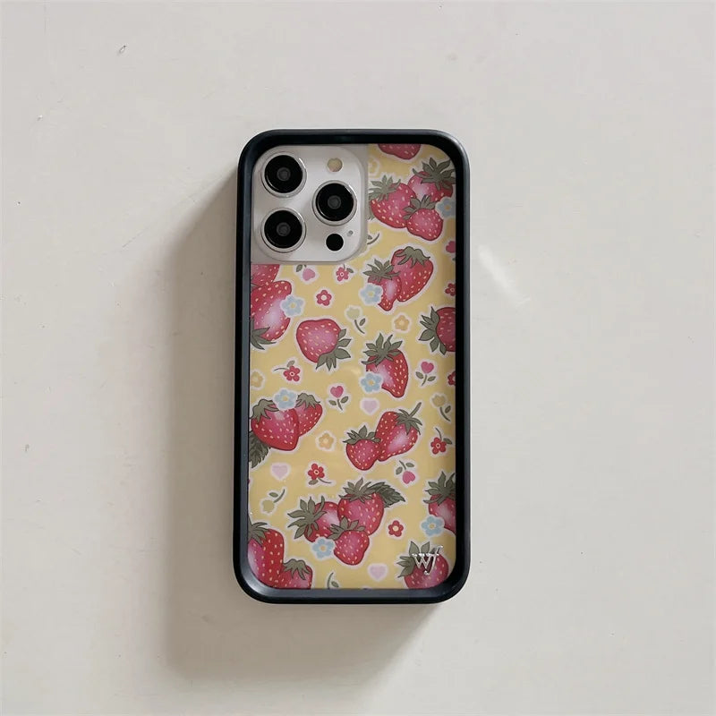 Kryt na IPhone s květinami