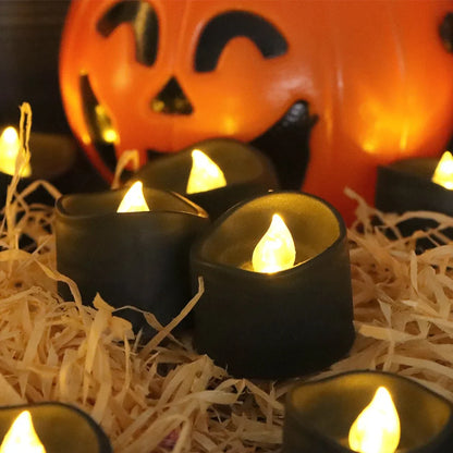 Černé LED svíčky