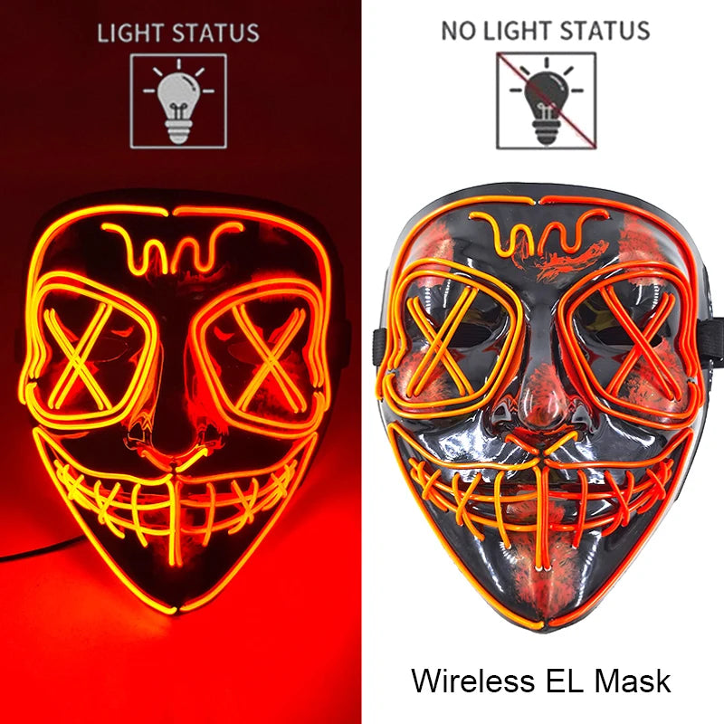Neonová Led maska