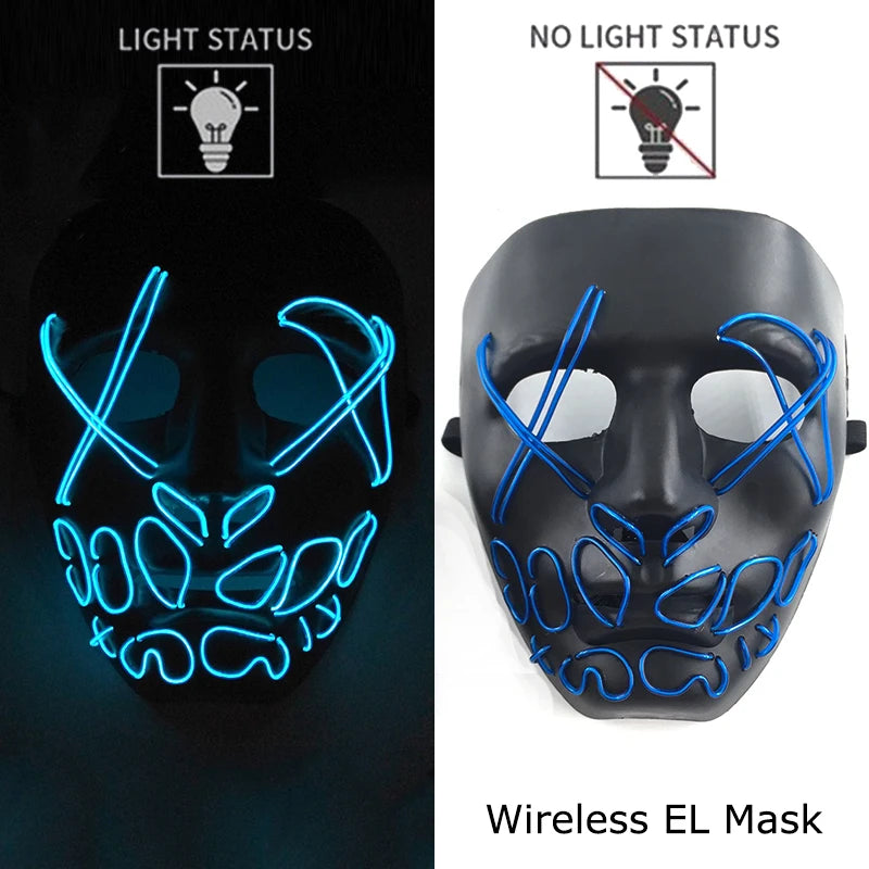 Neonová Led maska