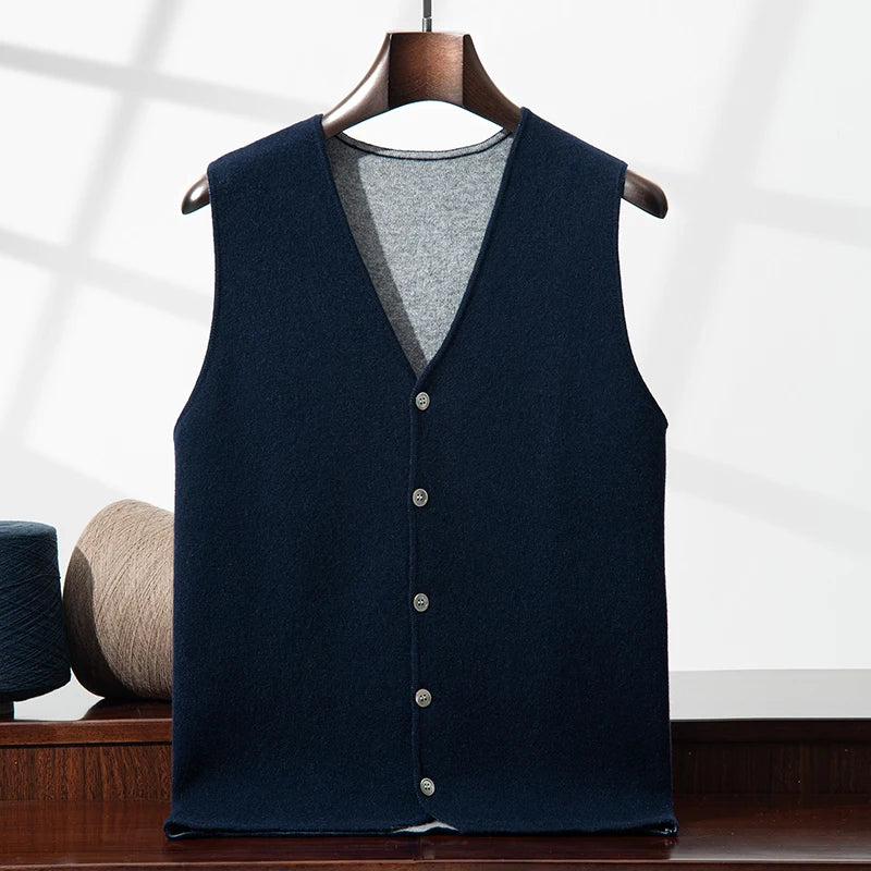 Pánská vesta s kašmírem