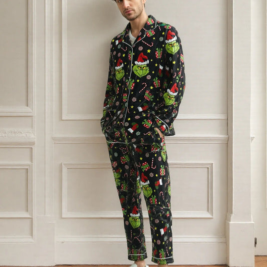 Unisex vánoční pyžamo Grinch