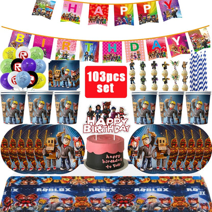 Dekorace na oslavu Roblox