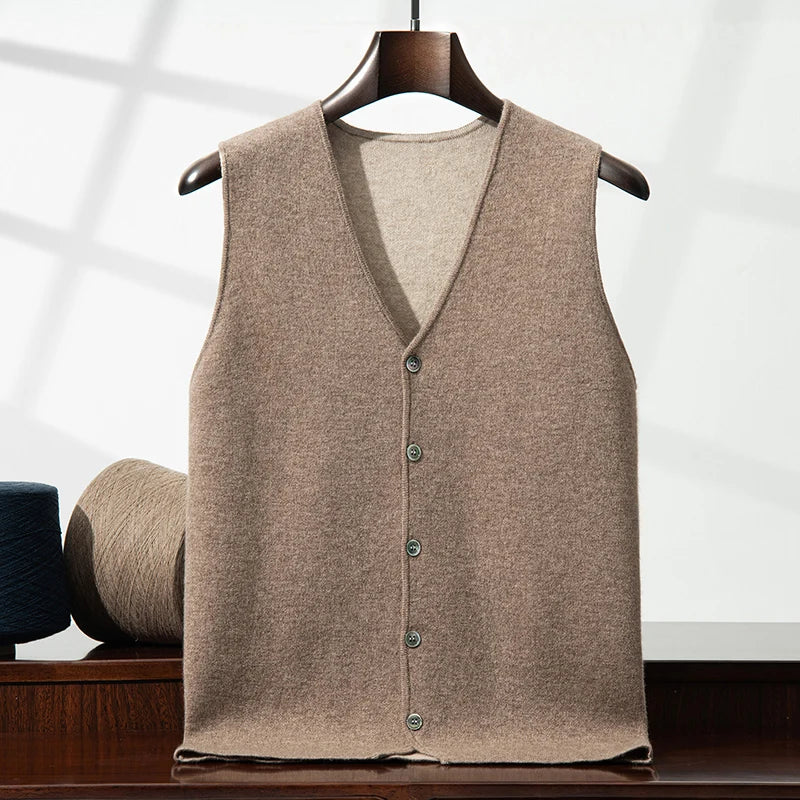 Pánská vesta s kašmírem