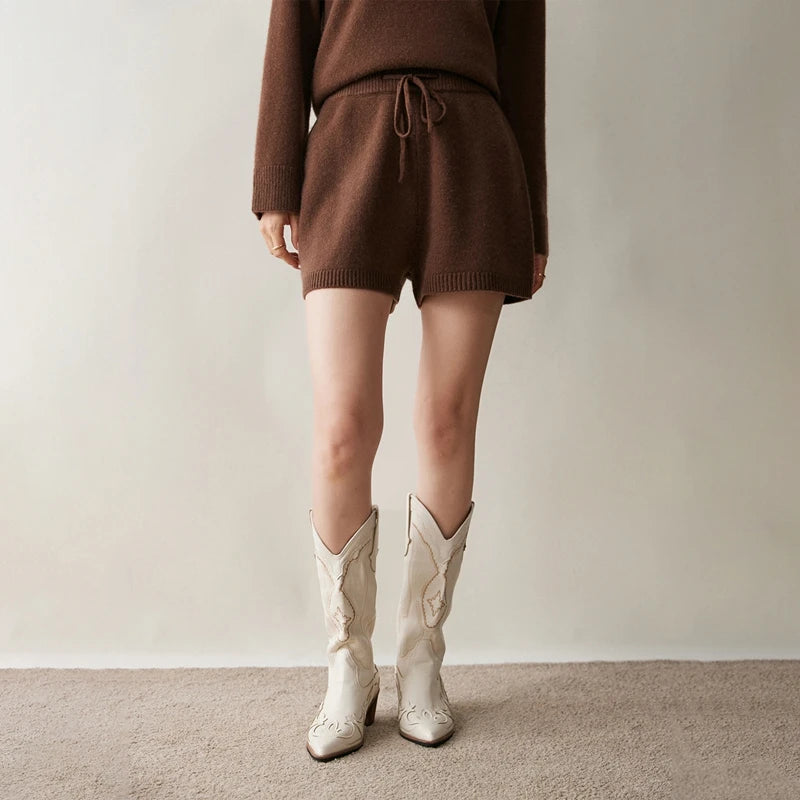 Dámské šortky s kašmírem