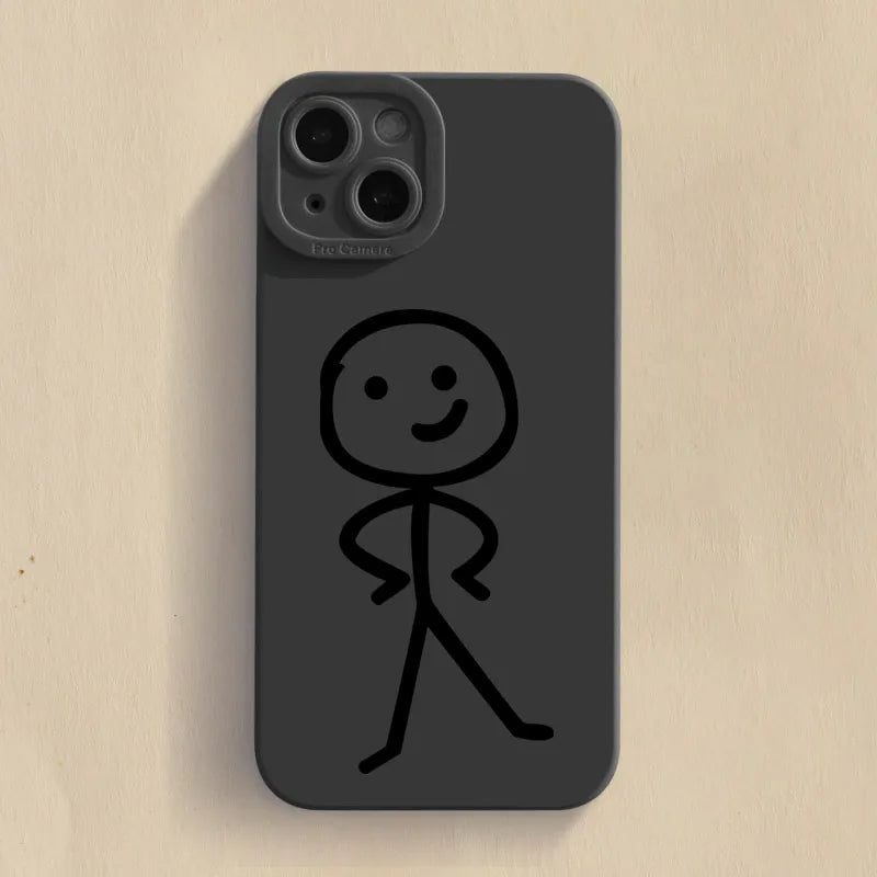 Kryt na IPhone s prostředníčkem