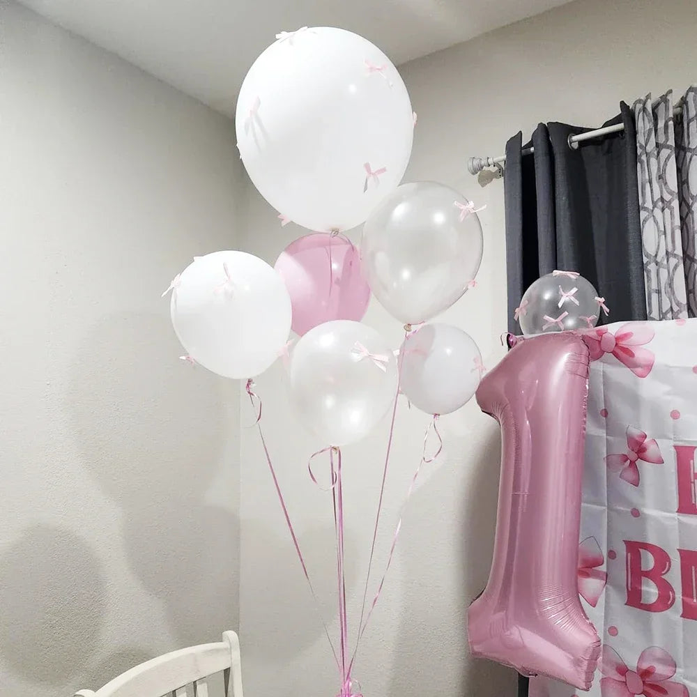 Balónky s mašličkami