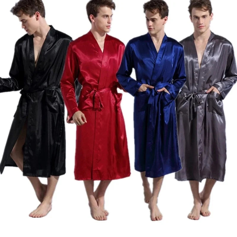 Pánské saténové kimono