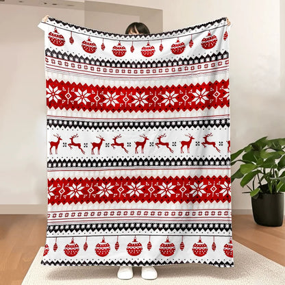 Vánoční flanelová deka