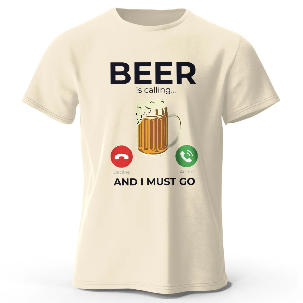 Pánské triko Beer Is Calling