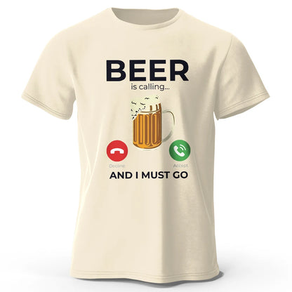 Pánské triko Beer Is Calling