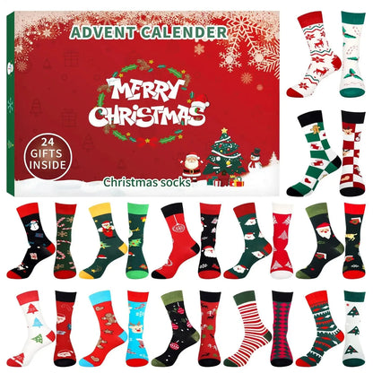 Adventní kalendář s ponožkami