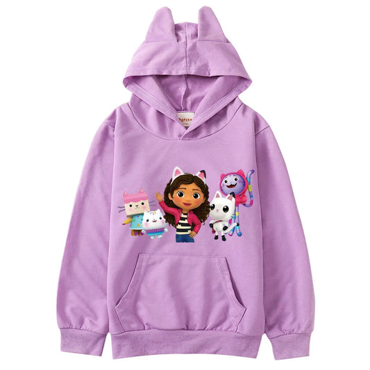 Dívčí mikina s oušky Gabbys Dollhouse