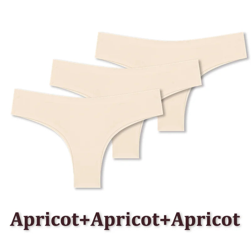 Dámské bezešvé brazilky 3 ks