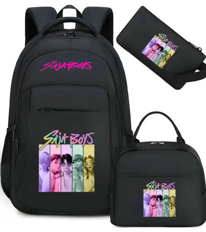 Školní set batohu Kpop Saja boys
