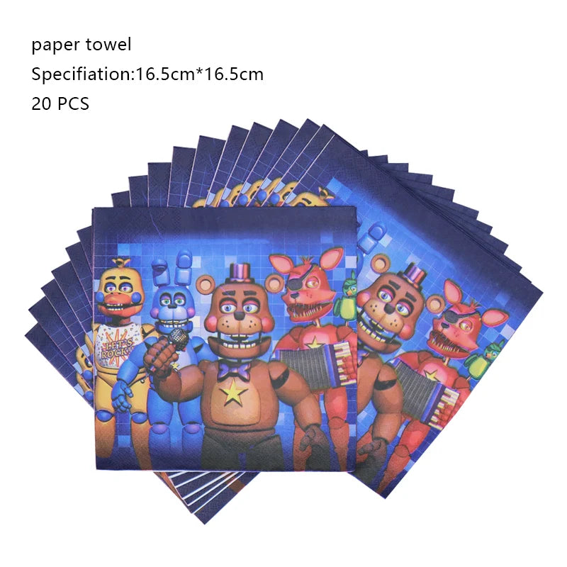 Doplňky na oslavu FIve Night At Freddys