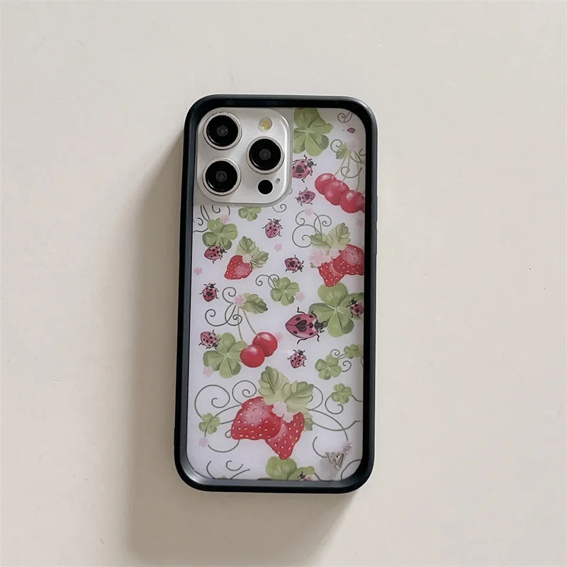 Kryt na IPhone s květinami