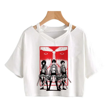 Dámský Anime croptop