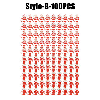 Vánoční ozdoby na Stanley brčka