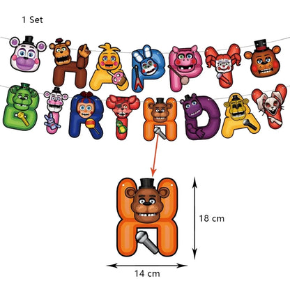 Doplňky na oslavu FIve Night At Freddys