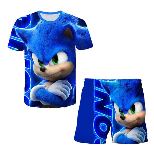 Set trika a kraťas Sonic