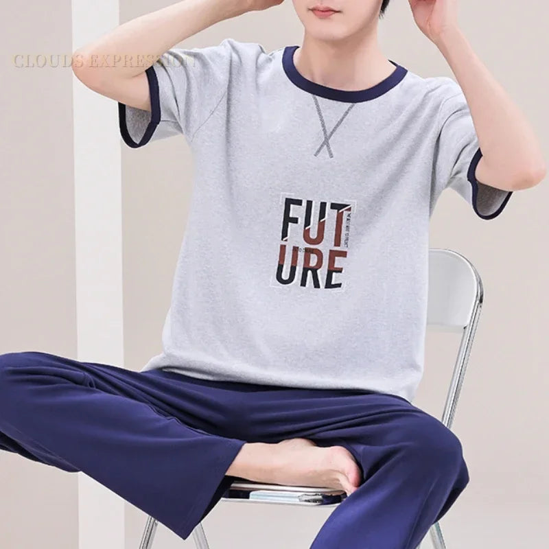 Pánské pyžamo s potiskem