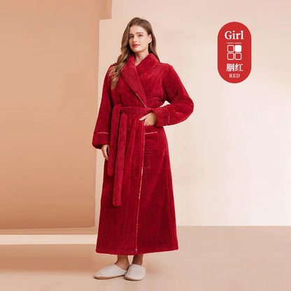 Unisex fleece župan