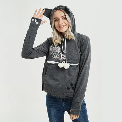 Unisex mikina s kapsou pro psy
