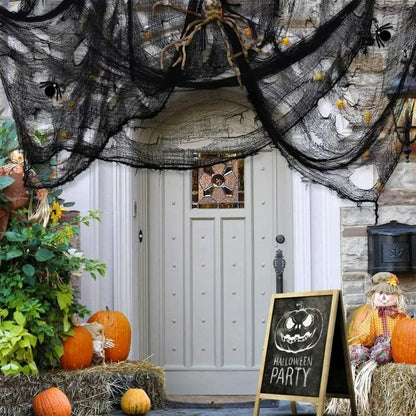 Halloweenská dekorace pavučina