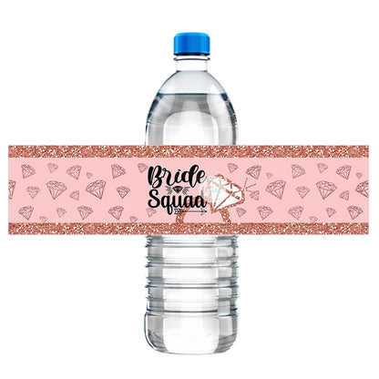 Dekorace na láhev Team Bride