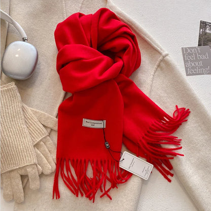 Dámská šála s vlnou