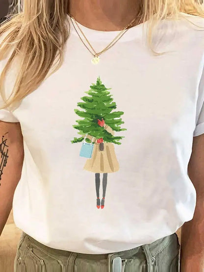 Dámské vánoční triko