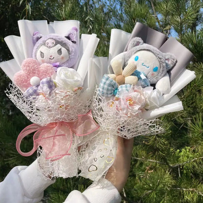 Plyšová kytice Sanrio