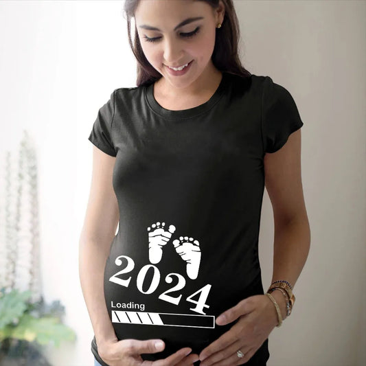 Dámské těhotenské tričko miminko 2024