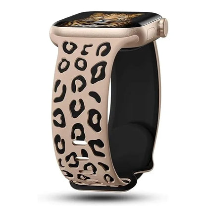 Leopardí řemínek na Apple Watch