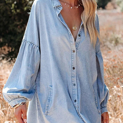 Dámské denim šaty