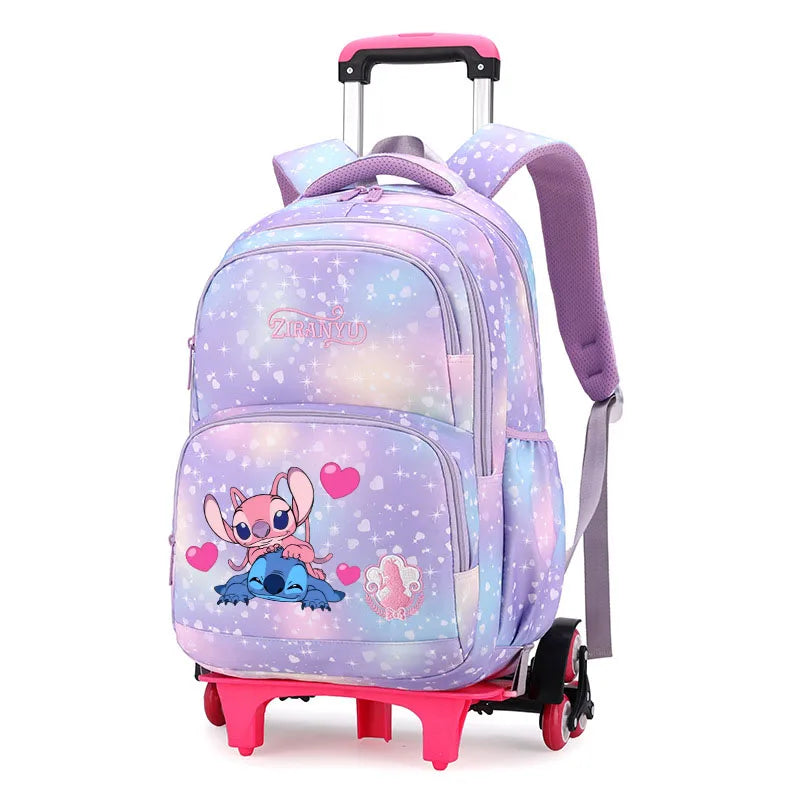 Batoh s potiskem Stitch na kolečkách