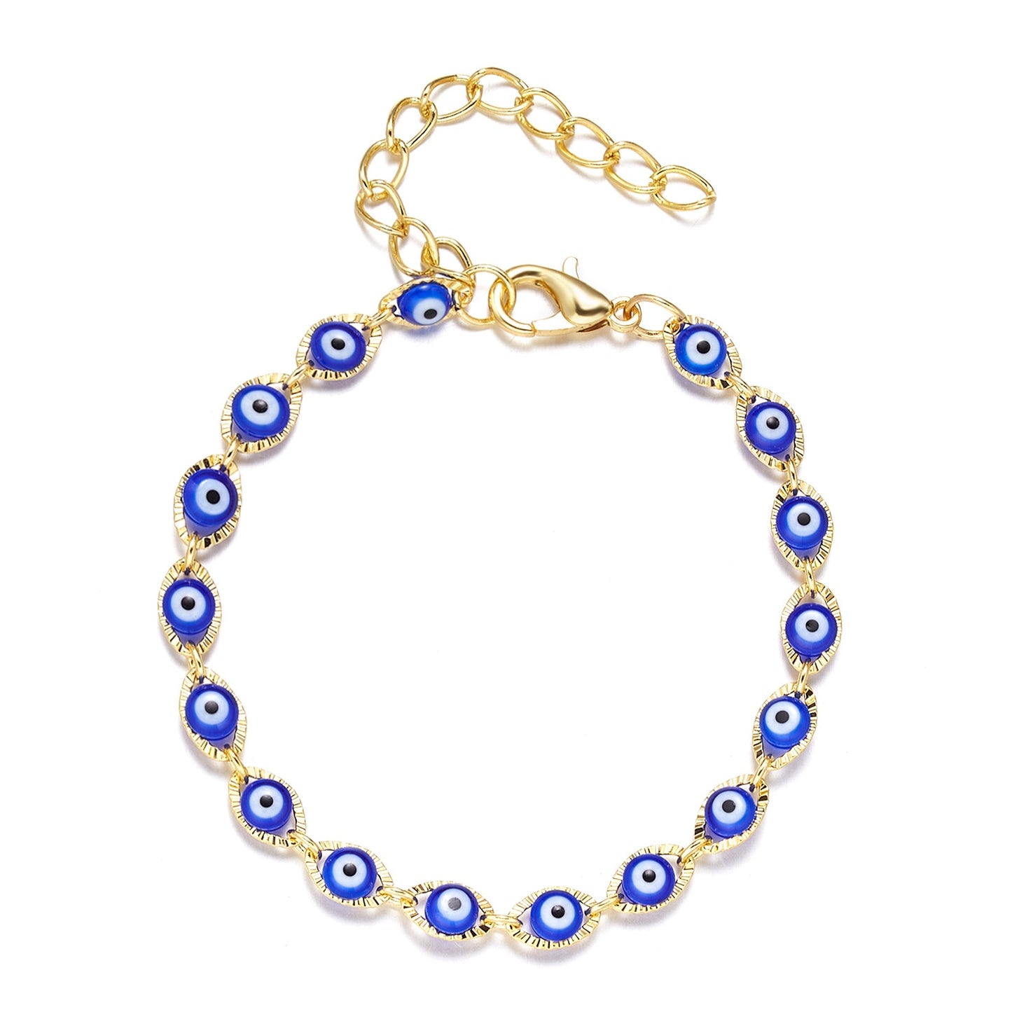 Jednoduchý náramek Evil eye
