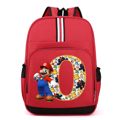 Školní batoh Super Mario s písmenem